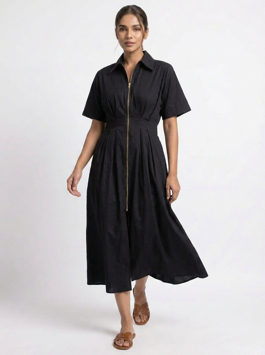 Black Eclipse Line shirt Zip