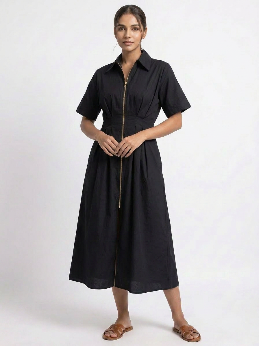 Black Eclipse Line shirt Zip