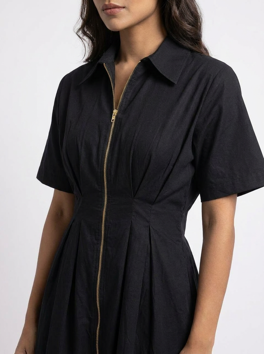 Black Eclipse Line shirt Zip