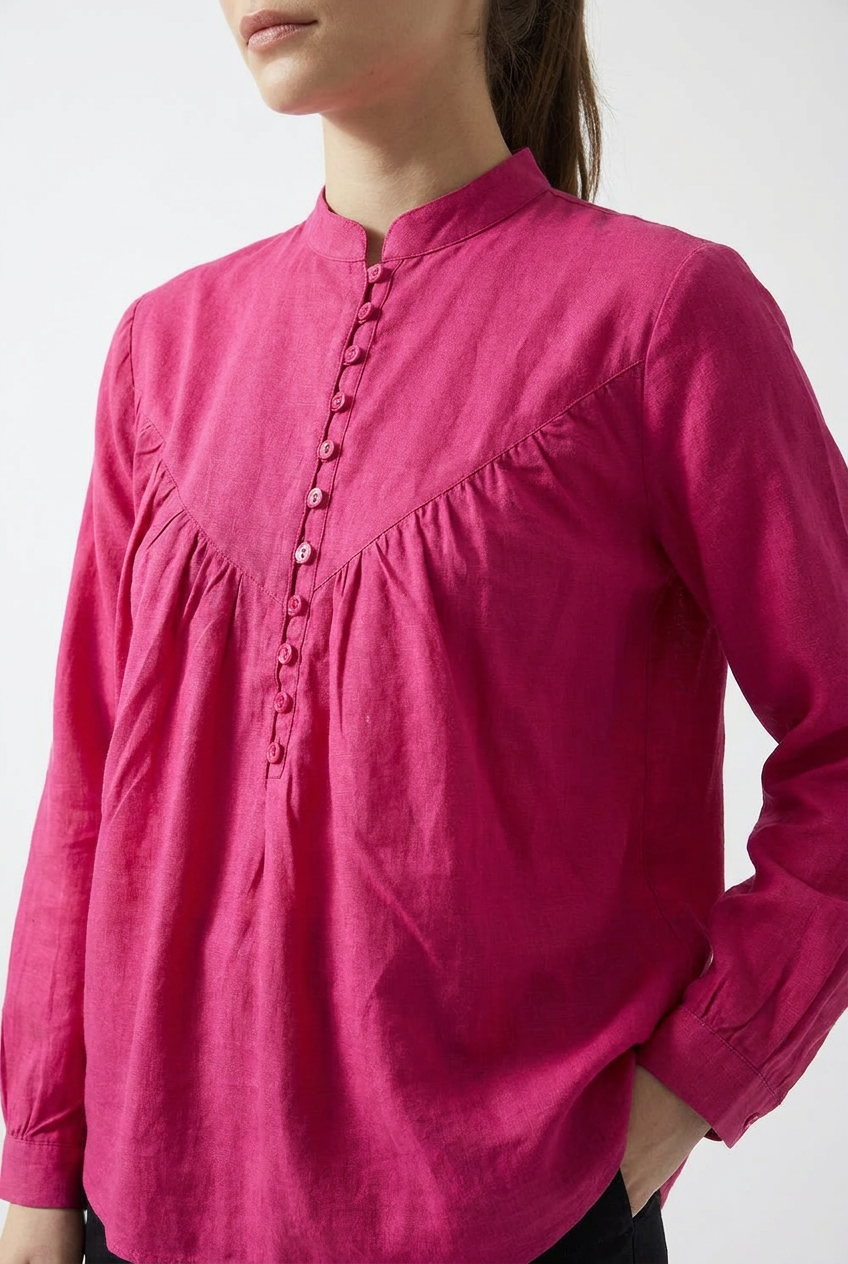 Rosewood Gathered Tunic