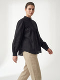 Midnight Muse Gathered Shirt