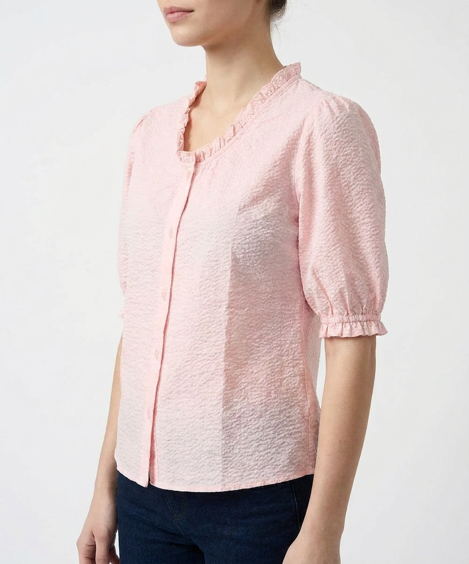 Pearl Blush Everyday Women's Shirt - The Woven Saga