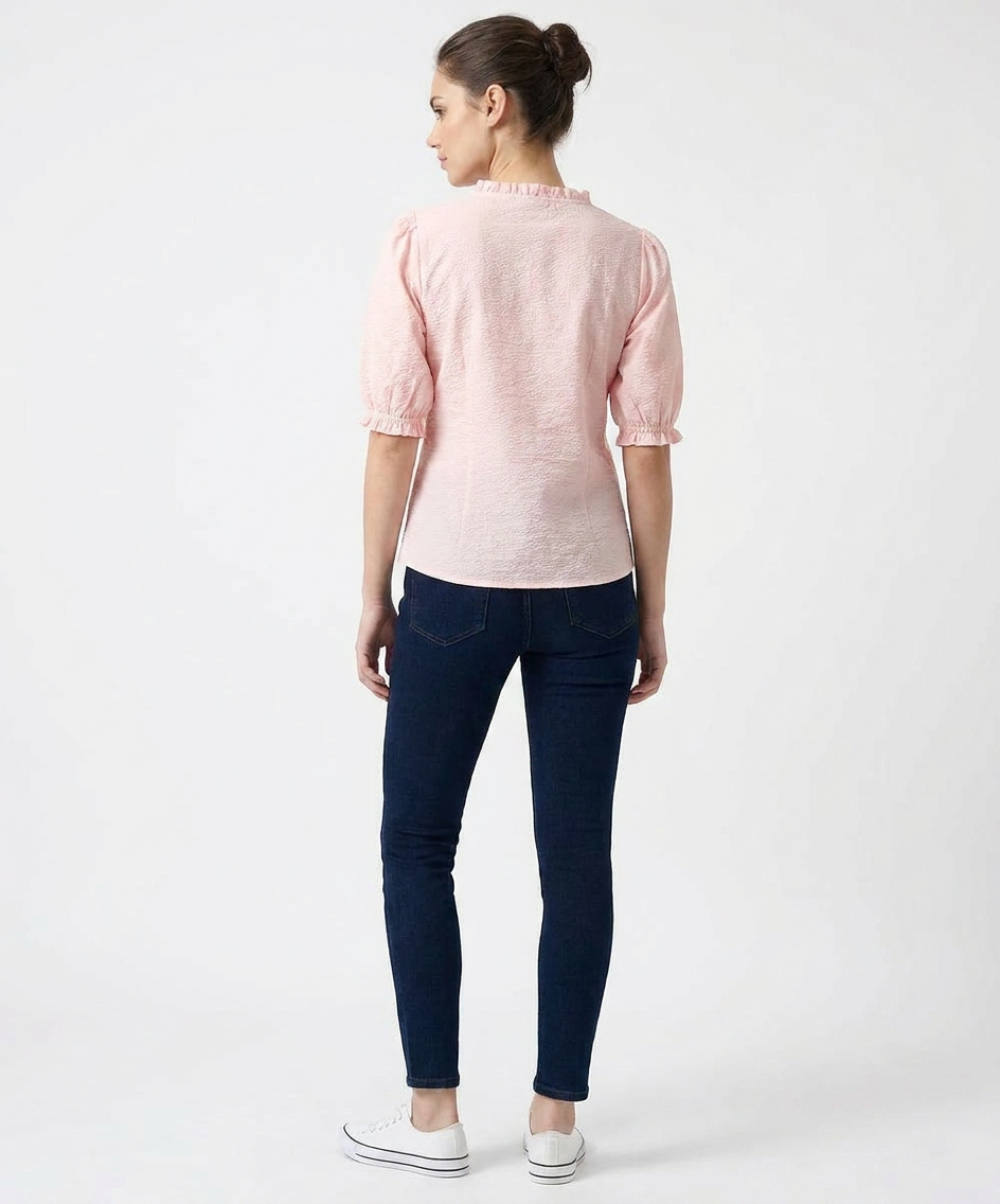 Pearl Blush Everyday Women's Shirt - The Woven Saga