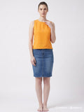 Tangerine Pearl Crop Top