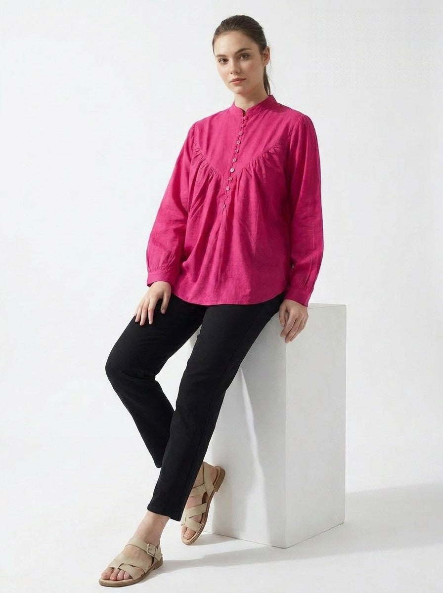 Rosewood Gathered Tunic